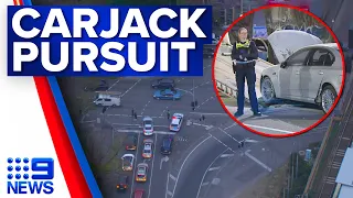 Police investigate series of Melbourne carjackings | 9 News Australia