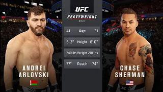 Andrei Arlovski vs Chase Sherman | UFC® 4 Las Vegas Apex Live Gameplay