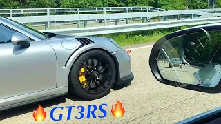 Porsche 911 GT3RS on the Autobahn | Nürburgring Vlog + Drift Cup & Super Cars 19-20.05.2018