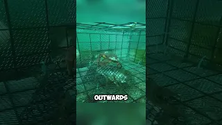 How Crab Trap Works Underwater! (📷:fishhunterkh)