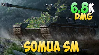 Somua SM - 5 Frags 6.8K Damage - Silver! - World Of Tanks