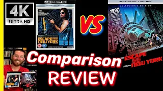 Escape From New York 4K UHD Blu Ray Review Exclusive Shout/Scream Factory vs Studio Canal Comparison