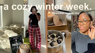 A *COZY* WINTER WEEK IN MY LIFE IN NYC 🎄📚 | Powerless reading vlog (spoiler free) & cafe visits