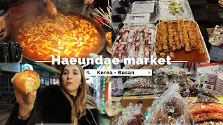 Most Famous K-Traditional Market in Busan ( Haeundae Market ) 🇰🇷 #Korea #kto_dubai #Food #travel