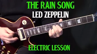 how to play "The Rain Song" on guitar by Led Zeppelin Part 2 - electric guitar lesson