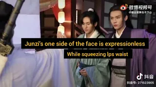 Gongjun squeezed zzh's waist because he was jealous ... #Junzhe