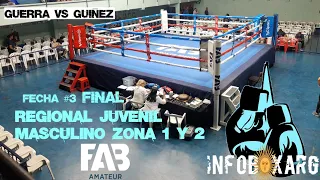 GONZALO GUERRA VS FRANCO GUIÑEZ, CATEGORIA 81KG (FINAL), REGIONAL JUVENIL MASCULINO FAB, FECHA 3.