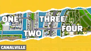 Developing 4 New Islands for Our Canal City in Cities Skylines | Canalville