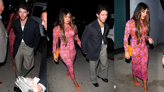 Priyanka Chopra Stuns In Mini Dress While Out To Dinner With Husband Nick Jonas And His Brothers