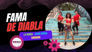 FAMA DE DIABLA - LA KONGA, DAVID BISBAL Y EMANERO - MONSS CASTRO DANCE CHANNEL