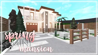 - Modern Spring Mini Mansion - Bloxburg Speedbuild - Nixilia -