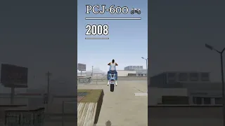 Evolution of GTA San Andreas Super Bikes 🏍️ #eonegaming #ytshorts #gtagames #gta6 #gta5 #viral