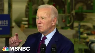 Biden pushes ‘Bidenomics’ during manufacturing remarks in Maine