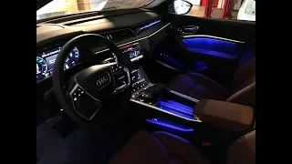 All New Audi e-tron Ambient Lighting Tutorial (Better Than Tesla???)