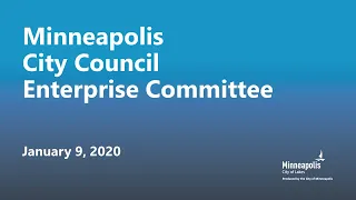 January 9, 2020 City Council Enterprise Committee