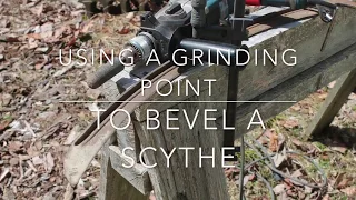 How to Grind a Scythe Blade With a Drill