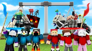 WELCHES TEAM KANN ALLE MINECRAFT MONSTER TÖTEN? (3vs3 BATTLE)