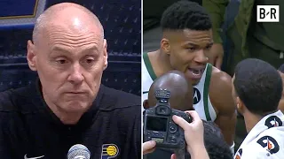 Rick Carlisle Explains Why Pacers Took the Game Ball After Giannis' 64-Point Game