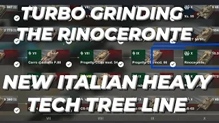 Turbo Grinding The RINOCERONTE 🦏 New Italian heavy Tanks are out! WOTB | WOTBLITZ