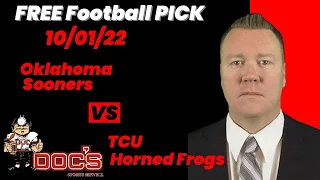 Free Football Pick Oklahoma Sooners vs TCU Horned Frogs Prediction, 10/1/2022 College Football