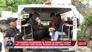 7 Tau Gamma Phi members na suspek sa umano'y hazing kay John Matthew Salilig... | UB