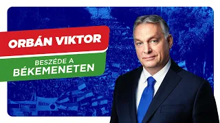 Orbán Viktor beszéde a Békemeneten | Élőben a Margitszigetről