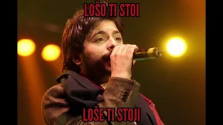 Toše Proeski - Lošo Ti Stoi / Loše Ti Stoji Karaoke With Lyrics