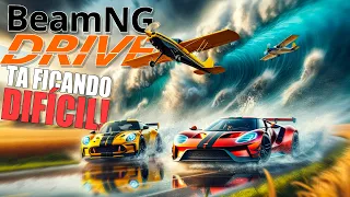 FUGINDO da MEGA INUNDAÇÃO de Avião no BeamNG drive Multiplaye