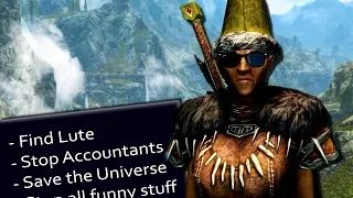 Skyrim but an AI writes my quest