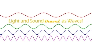 Light and Sound travel as Waves!