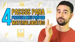 🔴 COMO PRODUZIR MEU PRÓPRIO MATERIAL DIDÁTICO? | 4 PASSOS 👍📚✅