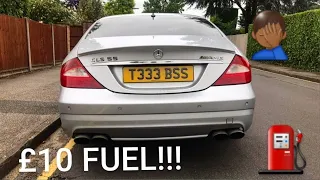 HOW FAR will £10 get me in my CLS55 AMG?