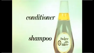 Twice As Nice Shampoo Commercial (1970)