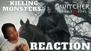 I'M OFFICIALLY A FAN! "KILLING MONSTERS" REACTION | WITCHER 3