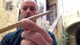 How to make the traditional maltese reed pipe "zummara"