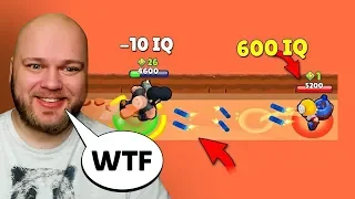 600 IQ vs -10 IQ / СМЕШНЫЕ МОМЕНТЫ БРАВЛС СТАРС! BRAWL STARS