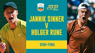 Jannik Sinner vs Holger Rune Semi-Final Highlights | Rolex Monte Carlo Masters 2023