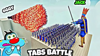 OGGY EVERY GOD VS JACK 200 CLUBBERS FIGHT - Totally Accurate Battle Simulator