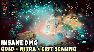 Gold Nitra Crit Damage Scaling Driller | Deep Rock Galactic Survivor