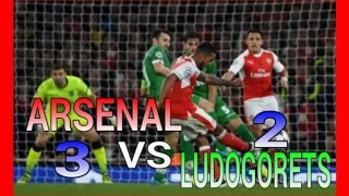 Arsenal vs Ludogorets 3 - 2 All Goals & Highlights Champions League 2016