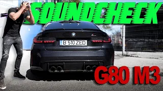 BMW G80 M3 - SOUNDCHECK !!!