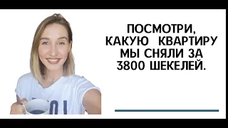 Посмотри какую квартиру мы сняли за 3800 шекелей.