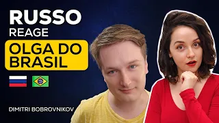 Russo reage à Olga do Brasil I Como ela aprendeu português?