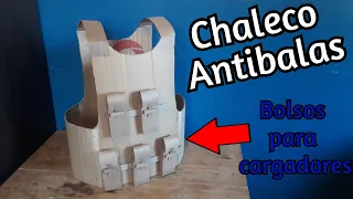 Como hacer un chaleco antibalas de carton