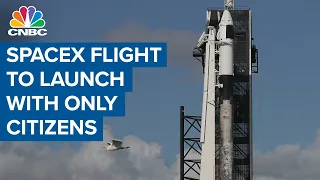 Historic SpaceX flight to launch with only private citizens on board