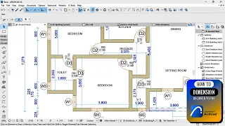 Archicad Tutorial: How To Dimension || Beginner To Pro