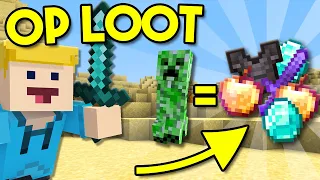 Minecraft... Men MOBS Ger OP Loot