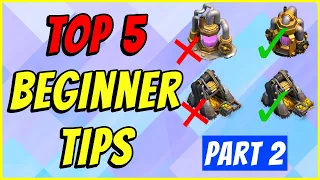 Part 2: 5 BEST Clash of Clans Beginner Tips 2021 | Clash of Clans Beginner Guide