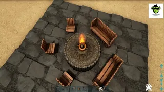 ARK Survival Evolved - How to: Build Round Tables