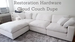 NYC APARTMENT UPDATES: RH Cloud Couch Dupe!